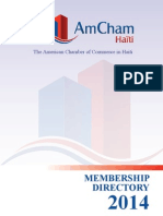 2014 AmCham Haiti Membership Directory