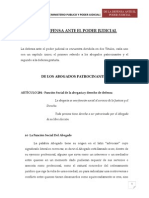 De La Defensa Ante El Poder Judicial