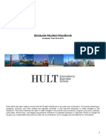 Hult Graduate Student Handbook 2014-15