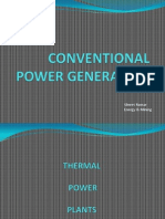 Conventional Power Generation