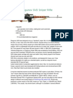 Dragunov SVD Sniper Rifle