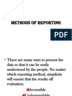 Methods Reporting