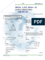 Examen Letras Completo UNT 2014 - II Letras A