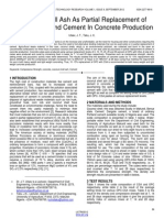 Coconut Shell Ash As Partial Replacement of Ordinary Portland Cement in Concrete Production