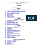 Punjab Food Authority Act 2011