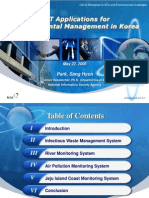 ICT Applications For Environmental Management in Korea: Park, Sang Hyun