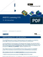 Ansys Licensing v15 Lm1 PPT en