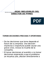 Las 25 Tareas Ineludibles Del Director de Pymes