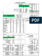 Hydraulics - Summary: Including Cutting Weight & Tool Joint