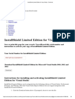 InstallShield Limited Edition For Visual Studio - Download