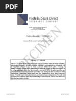 Specimen Policy Lawyers Professional Liability Insurance - Chubb