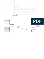 11.3.1 Sketch The Variation With Angle of Diffraction of The Relative Intensity of Light Diffracted at A Single Slit