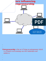 Factors Influencing Entrepreneurship