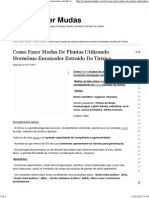 Como Fazer Mudas de Plantas Utilizando Hormônio Enraizador Extraído Da Tiririca PDF