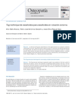 2011 Tug Technique de Escafoides para Escafoides en Rotación Externa