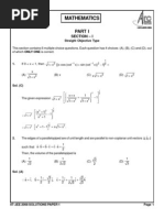 IIT JEE 2008 Solution Paper 1