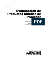 Evaporador de Productos Dificiles