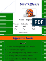 2002 UW-Platteville Spread Offense Implementation Week 1