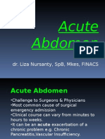 Acute Abdomen, Nyeri Akut Abdomen