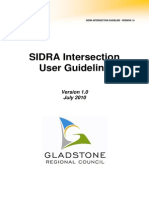 SIDRA Intersection Guideline ADOPTED