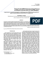 Augmentasi Bakteri Pelarut Fosfat (BPF) Potensial Sebagai Pemacu Pertumbuhan Caysin (Brasica Caventis Oed.) Di Tanah Marginal