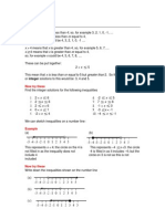 Inequalities: X 4 Means That X Is Less Than 4 So, For Example 3, 2, 1, 0, - 1, X