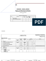 ITP-000 Piping Fabrication (Exemple)