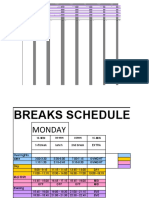 Schedule Template