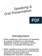 Public Speaking Note