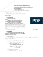 Mapaga Lesson Plan in Grade VI Mathematics