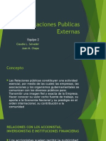 Relaciones Publicas Externas