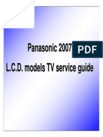 Panasonic 2007 LCDTV Service Guide