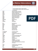 Medical Abbreviations