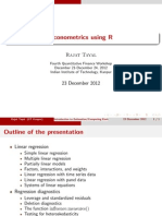 Introduction Econometrics R