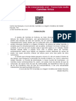 Intertextos 10 - Teste de Compreensão Oral (Transcrição Áudio)