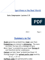 CPS 296.3:algorithms in The Real World: Data Compression: Lecture 2.5