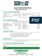 Zinc Sulfate 35 Maxi Granular Spec Sheet CCI