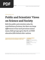 Pew Science and Society Report