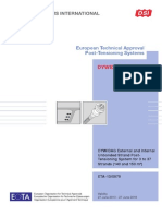 DSI DYWIDAG ETA-13-0979 DYWIDAG External and Internal Unbonded Strand PT-System