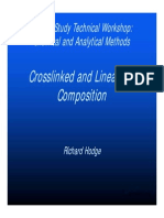 Crosslinked and Linear Gel Composition