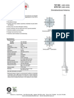 Omnidirectional Antenna: (UBO-400N) (UBO-450N)