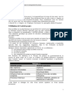 Chapitre 01 Notion de Projet Et Management de Projet