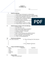 English VI 3 Periodical Test