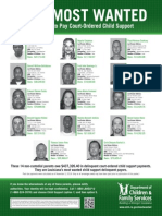 Louisiana DCFS 2015 Most Wanted