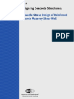 E702.1 Allowable Stress Design of RC Masonry Shear Wall 2006-03-29