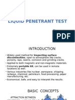 Liquid Penetrant Testing