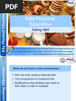 KS4 Physical Education: Eating Well