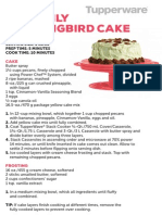 Hummingbird Cake Recipe