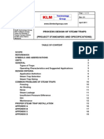 Project Standards and Specifications Steam Trap Systems Rev01