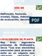 Localización de Planta